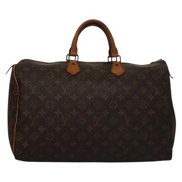 LOUIS VUITTON Monogram Speedy 40 Hand Bag LV Auth - Picture 2 of 16